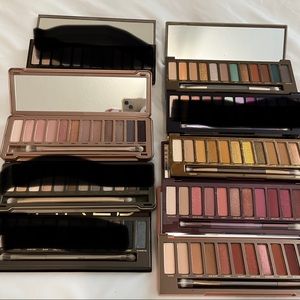 5 Urban Decay palettes. Naked 3,Naked Honey, Naked Cherry,Wild West, Naked Heat